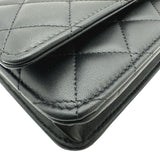 シャネル CHANEL マトラッセチェーンウォレット AP0250 ブラック ゴールド金具 ラムスキン レディース ショルダーバッグ