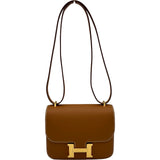 エルメス HERMES コンスタンスミニミロワール K刻印 ゴールド ゴールド金具 エプソン レディース ショルダーバッグ