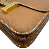 エルメス HERMES コンスタンスミニミロワール K刻印 ゴールド ゴールド金具 エプソン レディース ショルダーバッグ