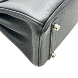 エルメス HERMES バーキン25 K刻印 ブラック/シルバー金具 トゴ レディース ハンドバッグ