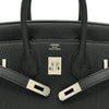 エルメス HERMES バーキン25 K刻印 ブラック/シルバー金具 トゴ レディース ハンドバッグ