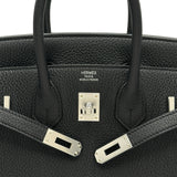 エルメス HERMES バーキン25 K刻印 ブラック/シルバー金具 トゴ レディース ハンドバッグ