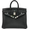 エルメス HERMES バーキン25 K刻印 ブラック/シルバー金具 トゴ レディース ハンドバッグ