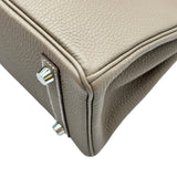 エルメス HERMES バーキン25 G刻印 エトゥープ/シルバー金具 トゴ レディース ハンドバッグ