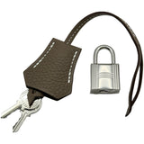 エルメス HERMES バーキン25 G刻印 エトゥープ/シルバー金具 トゴ レディース ハンドバッグ