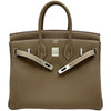 エルメス HERMES バーキン25 G刻印 エトゥープ/シルバー金具 トゴ レディース ハンドバッグ