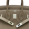エルメス HERMES バーキン25 G刻印 エトゥープ/シルバー金具 トゴ レディース ハンドバッグ