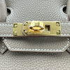 エルメス HERMES バーキン25 G刻印 エトゥープ ゴールド金具 トゴ レディース ハンドバッグ