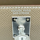エルメス HERMES ミニケリー2 G刻印 エトゥープ シルバー金具 エプソン レディース ショルダーバッグ