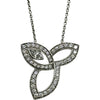 ハリーウィンストン HARRY WINSTON リリークラスターネックレス プラチナ Pt950 ダイヤモンド ジュエリー