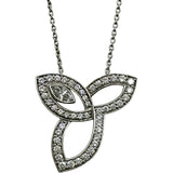 ハリーウィンストン HARRY WINSTON リリークラスターネックレス プラチナ Pt950 ダイヤモンド ジュエリー