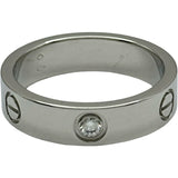 カルティエ Cartier ラブリング1PD プラチナ Pt950 ダイヤモンド ジュエリー