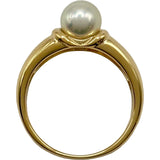 タサキ TASAKI リング ゴールド K18 パール ダイヤモンド ジュエリー