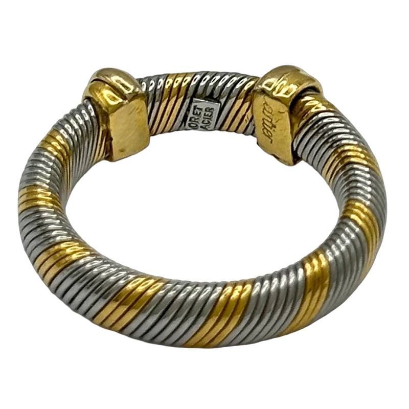 カルティエ Cartier オールエアシエールリング ゴールド/ステンレス