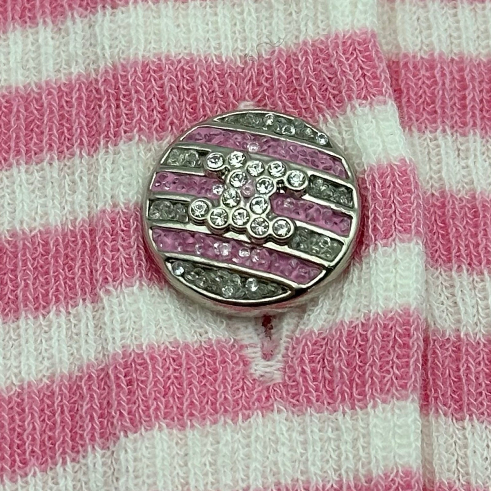 シャネル CHANEL ココマークボタンボーダーニットカットソー P76521 