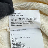 プラダ PRADA ロゴプリントスウェットポロシャツ 135726 アイボリー コットン レディース ポロシャツ
