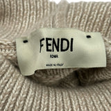 フェンディ FENDI FF総柄 タートルネック ニットセーター FZXC90 ベージュ シルク レディース セーター