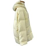 ジルサンダー JIL SANDER テクニカル キルティング ダウンジャケット J40AF0014 クリーム ポリエステル レディース ダウンジャケット