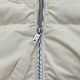 ジルサンダー JIL SANDER テクニカル キルティング ダウンジャケット J40AF0014 クリーム ポリエステル レディース ダウンジャケット