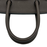 エルメス HERMES バーキン30 ヴェルソ Y刻印 エベンヌ/ゴールド シルバー金具 トゴ レディース ハンドバッグ