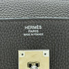 エルメス HERMES バーキン30 ヴェルソ Y刻印 エベンヌ/ゴールド シルバー金具 トゴ レディース ハンドバッグ