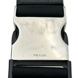 プラダ PRADA ナイロンボディバッグ ブラック シルバー金具 ナイロン レディース ボディバッグ