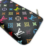 ルイ・ヴィトン LOUIS VUITTON ポシェットクレ M13664 ノワール モノグラムマルチカラー レディース コインケース