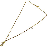 シャネル CHANEL ココマークラインストーンネックレス ゴールド メタル/ラインストーン アクセサリー