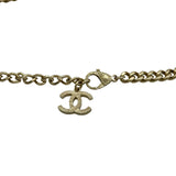 シャネル CHANEL ココマークラインストーンネックレス ゴールド メタル/ラインストーン アクセサリー