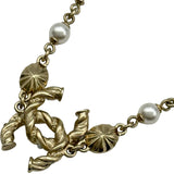 シャネル CHANEL ココマークパールネックレス ゴールド メタル/パール/カラーストーン アクセサリー