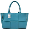 ボッテガ・ヴェネタ BOTTEGA VENETA アルコトート ミディアム 609175 エメラルドグリーン/アイボリー レザー レディース トートバッグ