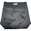 ボッテガ・ヴェネタ BOTTEGA VENETA マキシイントレチャート トートバッグ ブラック/ブラウン レザー レディース トートバッグ