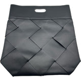 ボッテガ・ヴェネタ BOTTEGA VENETA マキシイントレチャート トートバッグ ブラック/ブラウン レザー レディース トートバッグ