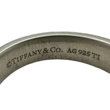 ティファニー TIFFANY＆CO TTWOリングチタン シルバー/ブラック Ag925/TI ジュエリー