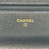 シャネル CHANEL マトラッセ チェーンウォレット AP0250 29 ブラック ゴールド金具 キャビアスキン レディース ショルダーバッグ