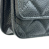 シャネル CHANEL マトラッセ チェーンウォレット AP0250 29 ブラック ゴールド金具 キャビアスキン レディース ショルダーバッグ