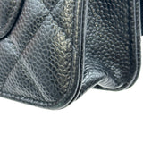 シャネル CHANEL マトラッセ チェーンウォレット AP0250 29 ブラック ゴールド金具 キャビアスキン レディース ショルダーバッグ