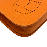 エルメス HERMES エヴリンTPM W刻印 オレンジ/シルバー金具 トリヨン レディース ショルダーバッグ