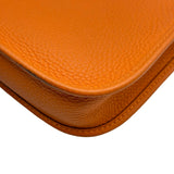 エルメス HERMES エヴリンTPM W刻印 オレンジ/シルバー金具 トリヨン レディース ショルダーバッグ