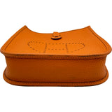 エルメス HERMES エヴリンTPM W刻印 オレンジ/シルバー金具 トリヨン レディース ショルダーバッグ