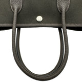 エルメス HERMES ガーデンパーティTPM W刻印 ブラウン シルバー金具 トワル レディース ハンドバッグ
