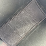 エルメス HERMES ガーデンパーティTPM W刻印 ブラウン シルバー金具 トワル レディース ハンドバッグ