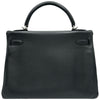 エルメス HERMES ケリー32 内縫い □J刻印 ブラック/シルバー金具 エプソン レディース ショルダーバッグ