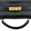 エルメス HERMES ケリーアドGM ▢G刻印 ブラック ゴールド金具 スイフト レディース リュック・デイパック