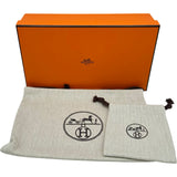 エルメス HERMES ジップアンゴートゥーゴー K刻印 ブラック シルバー金具 エバーカラー レディース ポーチ