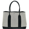 エルメス HERMES ネオガーデンパーティ41 ヴォヤージュ K刻印 ブラック シルバー金具 トワル/ネゴンダ レディース トートバッグ