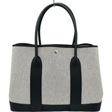 エルメス HERMES ネオガーデンパーティ41 ヴォヤージュ K刻印 ブラック シルバー金具 トワル/ネゴンダ レディース トートバッグ
