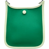 エルメス HERMES ネオエヴリンTPM B刻印 グリーン/シルバー金具 トワル レディース ショルダーバッグ