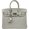 エルメス HERMES バーキン25 B刻印 ニューグリペール シルバー金具 トゴ レディース ハンドバッグ
