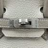 エルメス HERMES バーキン25 パーソナルオーダー U刻印 トゥルティエールグレー/エトゥープ シルバー金具 トゴ レディース ハンドバッグ